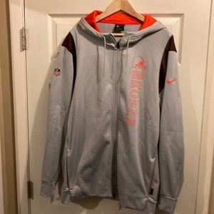 Nike dri fit full zip hoodie Cleveland Browns